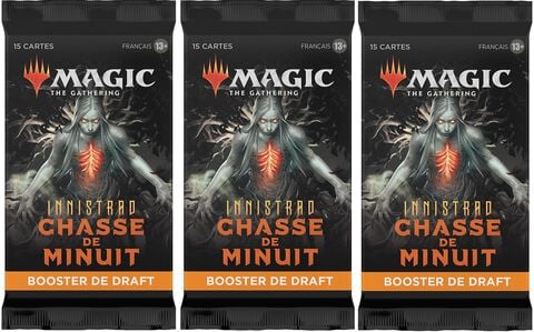 Pack 3 Boosters - Magic The Gathering - Draft Innistrad : Chasse De Minuit